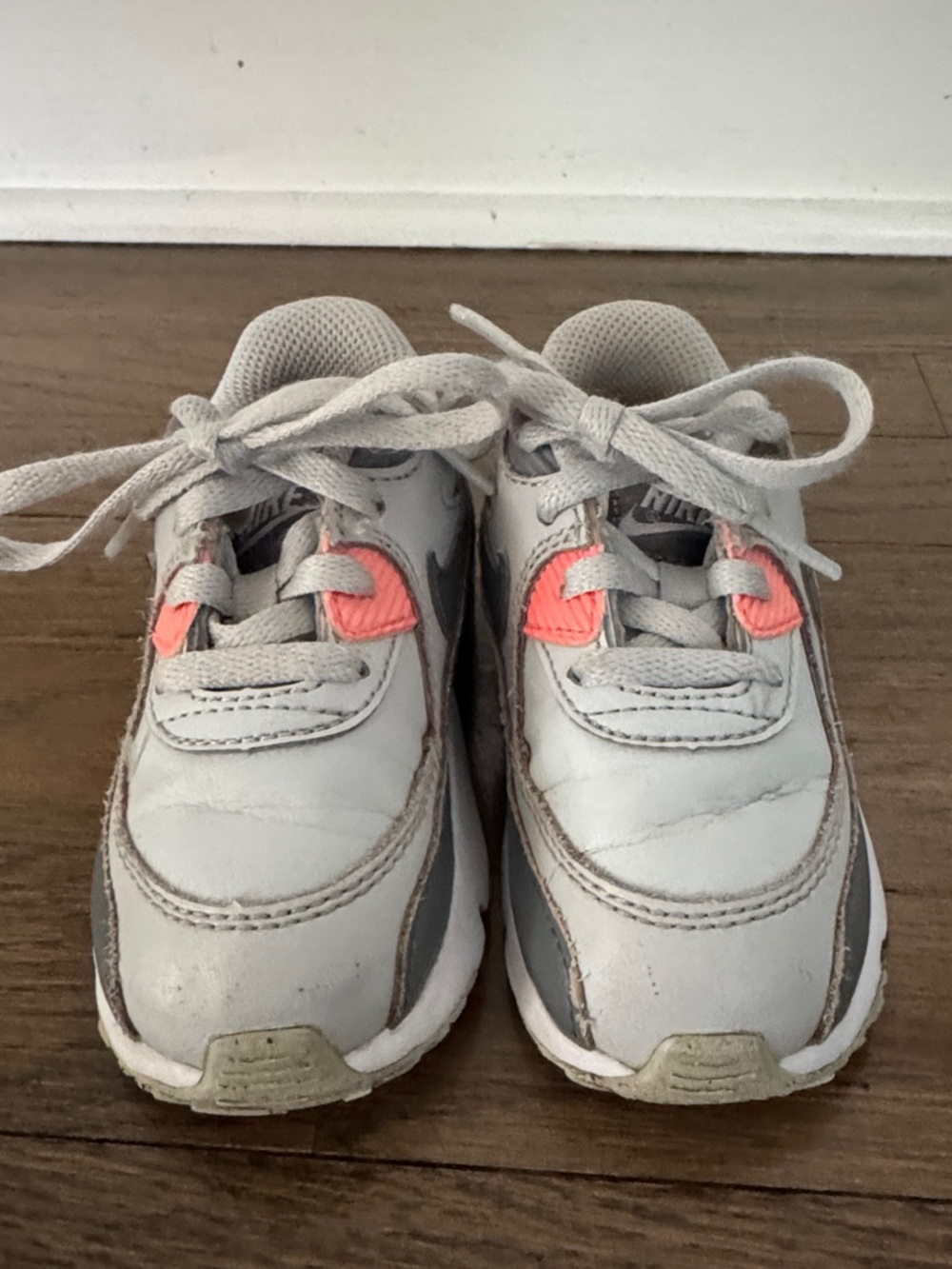 Nike Kids AIR MAX Sneakers with Coral Accents